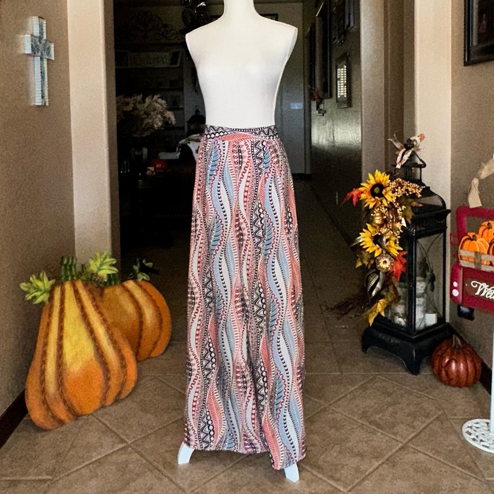 Patterned Palazzo Pants